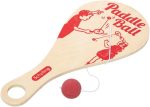 Schylling Paddle Ball - Classic Game Made with Real Wood - Ages 5 and Up - One Piece