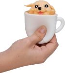 Schylling Pup in a Cup - Squeeze to Reveal Adorable Caffeine-Themed Companions - Style May Vary (Pack of 1)