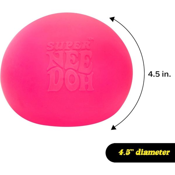 Super NeeDoh - Jumbo Stress Ball - 4.5 - Assorted