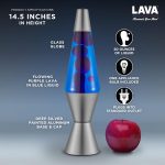 Lava? Lamp - 14.5 Cosmic Wave - The Original Motion Light - Purple Wax and Blue Liquid - Item #2633 (Amazon Exclusive)